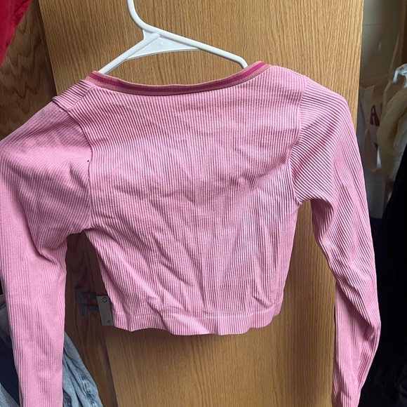 Out from under go for gold pink long sleeve top - Picture 4 of 4